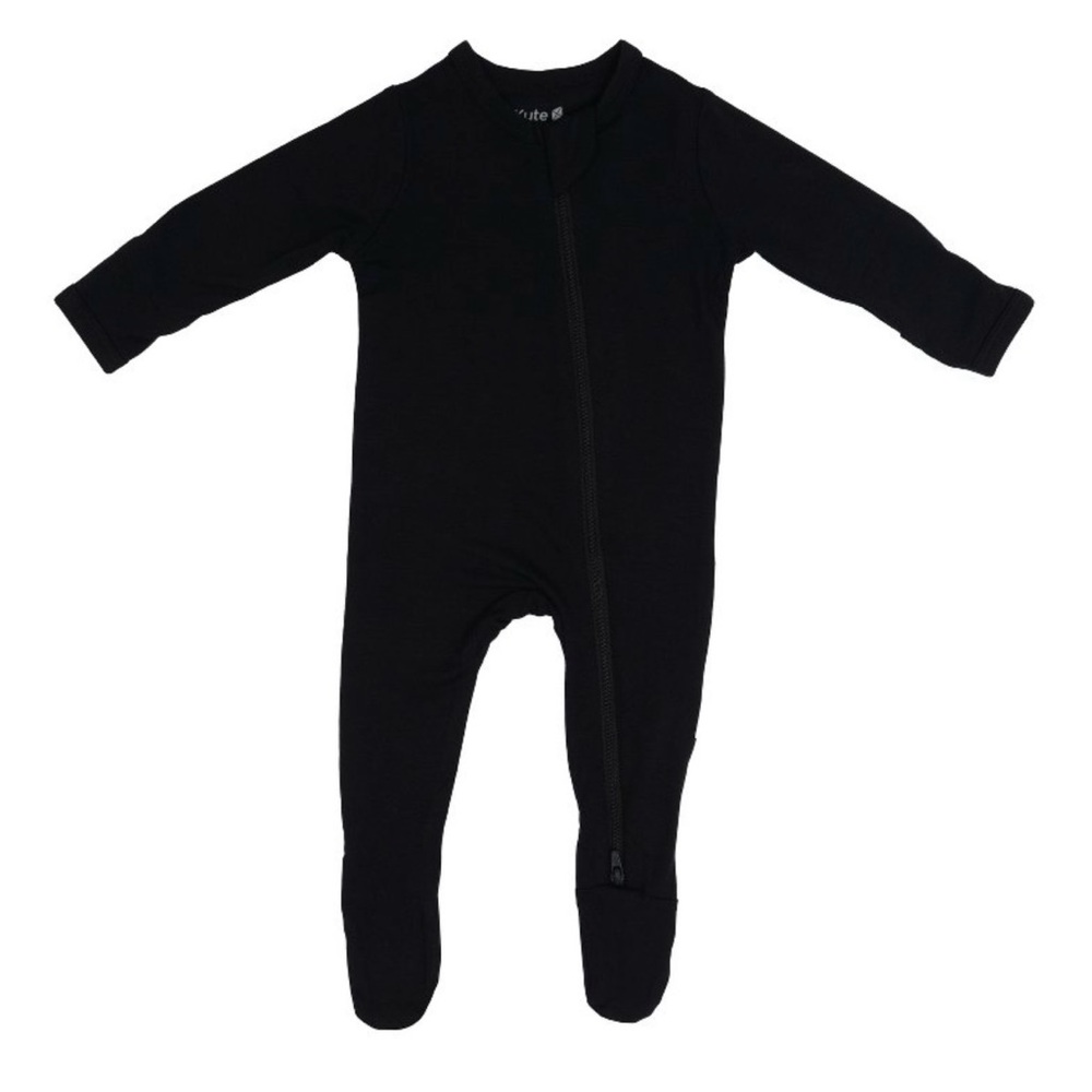 NWOT Kyte BABY Black Kids Footie